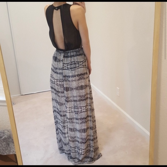StyleMint double slit sheer maxi dress - Picture 2 of 10